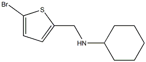 N-[(5-bromothiophen-2-yl)methyl]cyclohexanamine Struktur