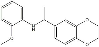 N-[1-(2,3-dihydro-1,4-benzodioxin-6-yl)ethyl]-2-methoxyaniline Struktur