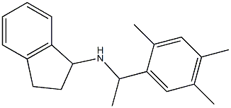 N-[1-(2,4,5-trimethylphenyl)ethyl]-2,3-dihydro-1H-inden-1-amine Struktur