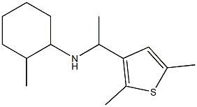 N-[1-(2,5-dimethylthiophen-3-yl)ethyl]-2-methylcyclohexan-1-amine Struktur