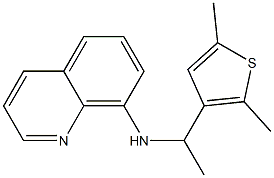 N-[1-(2,5-dimethylthiophen-3-yl)ethyl]quinolin-8-amine Struktur