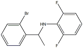 N-[1-(2-bromophenyl)ethyl]-2,6-difluoroaniline Struktur