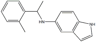 N-[1-(2-methylphenyl)ethyl]-1H-indol-5-amine Struktur