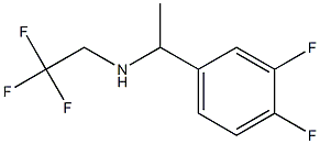 N-[1-(3,4-difluorophenyl)ethyl]-N-(2,2,2-trifluoroethyl)amine Struktur