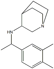 N-[1-(3,4-dimethylphenyl)ethyl]-1-azabicyclo[2.2.2]octan-3-amine Struktur