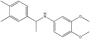 N-[1-(3,4-dimethylphenyl)ethyl]-3,4-dimethoxyaniline Struktur