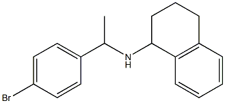 N-[1-(4-bromophenyl)ethyl]-1,2,3,4-tetrahydronaphthalen-1-amine Struktur