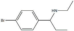 N-[1-(4-bromophenyl)propyl]-N-ethylamine Struktur