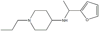 N-[1-(furan-2-yl)ethyl]-1-propylpiperidin-4-amine Struktur