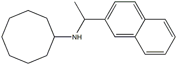 N-[1-(naphthalen-2-yl)ethyl]cyclooctanamine Struktur