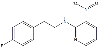 N-[2-(4-fluorophenyl)ethyl]-3-nitropyridin-2-amine Struktur