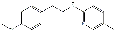 N-[2-(4-methoxyphenyl)ethyl]-5-methylpyridin-2-amine Struktur