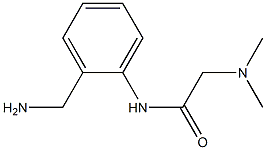 N-[2-(aminomethyl)phenyl]-2-(dimethylamino)acetamide Struktur