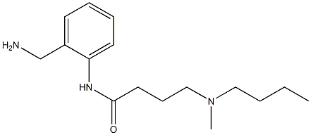 N-[2-(aminomethyl)phenyl]-4-[butyl(methyl)amino]butanamide Struktur