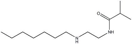 N-[2-(heptylamino)ethyl]-2-methylpropanamide Struktur