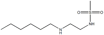 N-[2-(hexylamino)ethyl]methanesulfonamide Struktur