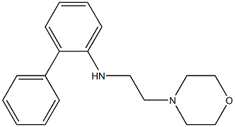 N-[2-(morpholin-4-yl)ethyl]-2-phenylaniline Struktur