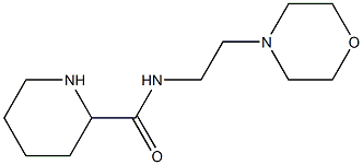 N-[2-(morpholin-4-yl)ethyl]piperidine-2-carboxamide Struktur