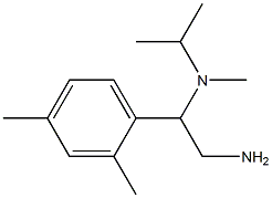 N-[2-amino-1-(2,4-dimethylphenyl)ethyl]-N-isopropyl-N-methylamine Struktur