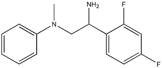 N-[2-amino-2-(2,4-difluorophenyl)ethyl]-N-methyl-N-phenylamine Struktur