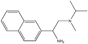 N-[2-amino-2-(2-naphthyl)ethyl]-N-isopropyl-N-methylamine Struktur