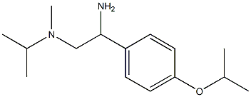 N-[2-amino-2-(4-isopropoxyphenyl)ethyl]-N-isopropyl-N-methylamine Struktur