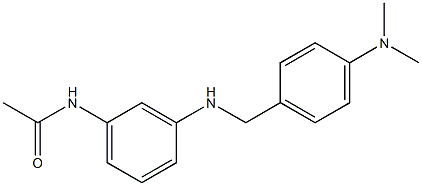 N-[3-({[4-(dimethylamino)phenyl]methyl}amino)phenyl]acetamide Struktur