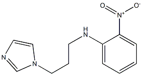 N-[3-(1H-imidazol-1-yl)propyl]-2-nitroaniline Struktur