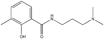 N-[3-(dimethylamino)propyl]-2-hydroxy-3-methylbenzamide Struktur