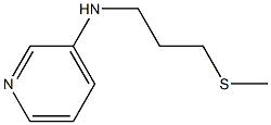 N-[3-(methylsulfanyl)propyl]pyridin-3-amine Structure