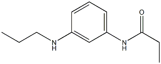 N-[3-(propylamino)phenyl]propanamide Struktur