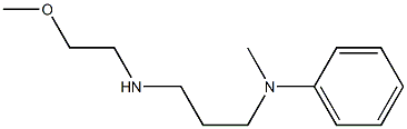 N-{3-[(2-methoxyethyl)amino]propyl}-N-methylaniline Struktur