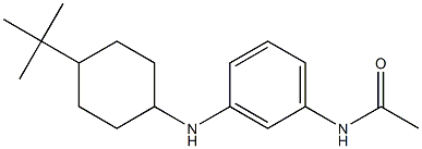 N-{3-[(4-tert-butylcyclohexyl)amino]phenyl}acetamide Struktur