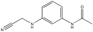 N-{3-[(cyanomethyl)amino]phenyl}acetamide Struktur