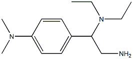 N-{4-[2-amino-1-(diethylamino)ethyl]phenyl}-N,N-dimethylamine Struktur