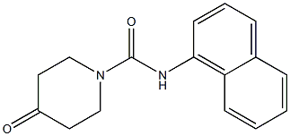 N-1-naphthyl-4-oxopiperidine-1-carboxamide Struktur