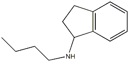 N-butyl-2,3-dihydro-1H-inden-1-amine Struktur