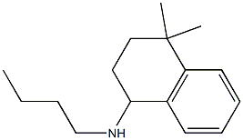 N-butyl-4,4-dimethyl-1,2,3,4-tetrahydronaphthalen-1-amine Struktur