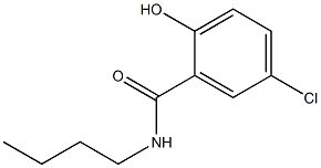 N-butyl-5-chloro-2-hydroxybenzamide Struktur