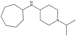 N-cycloheptyl-1-(propan-2-yl)piperidin-4-amine Struktur