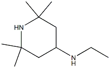 N-ethyl-2,2,6,6-tetramethylpiperidin-4-amine Struktur