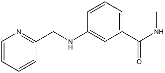 N-methyl-3-[(pyridin-2-ylmethyl)amino]benzamide Struktur