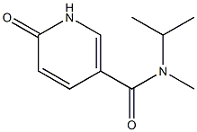 N-methyl-6-oxo-N-(propan-2-yl)-1,6-dihydropyridine-3-carboxamide Struktur