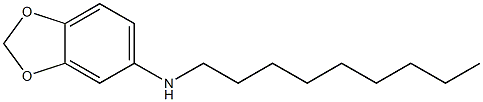 N-nonyl-2H-1,3-benzodioxol-5-amine Struktur