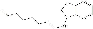 N-octyl-2,3-dihydro-1H-inden-1-amine Struktur