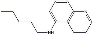 N-pentylquinolin-5-amine Struktur