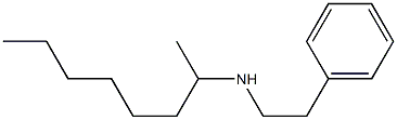 octan-2-yl(2-phenylethyl)amine Struktur