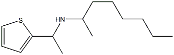 octan-2-yl[1-(thiophen-2-yl)ethyl]amine Struktur