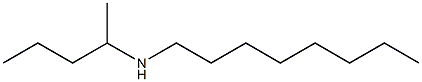 octyl(pentan-2-yl)amine Struktur