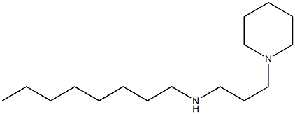 octyl[3-(piperidin-1-yl)propyl]amine Struktur